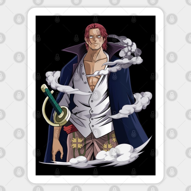 One Piece - Shanks Sticker by mounier